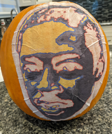 Stencil pumpkin