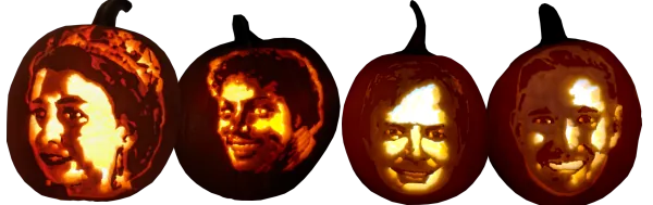 Byrne Creek Pumpkin Portrait Carving Workshop 1